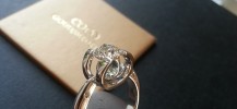 Wit Gouden ring met 2 karaat diamant van vvis top W